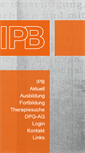 Mobile Screenshot of ipb-dpg-berlin.de
